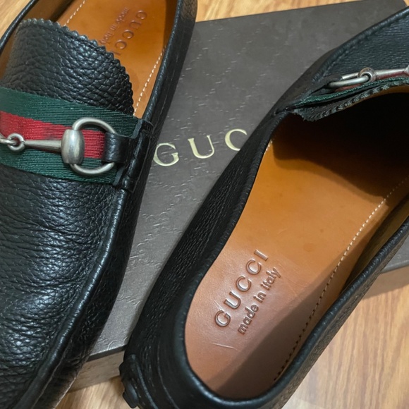 Gucci Men\'s Paride Web Stripe Bit Loafers main image 8